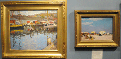 Works by Edward Henry Potthast were among the offerings at Cincinnati Art Galleries, Cincinnati, Ohio.