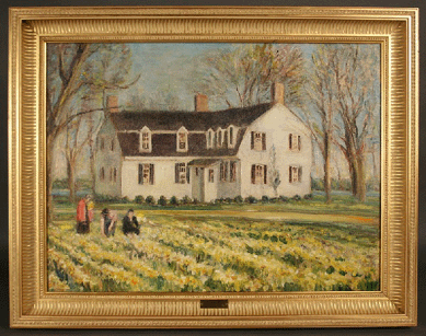 A painting attributed to American Impressionist Catherine Wiley (1879‱958) topped the gallery's largest offering to date of fine art, bringing $12,375.