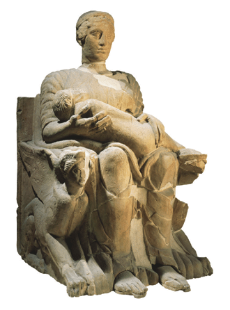 Etruscan, Mater Matuta, third quarter of the Fifth Century BC.
