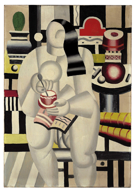 Fernand Leger (1881‱955), "La tasse de thé,†1921, garnered $14,865,617.