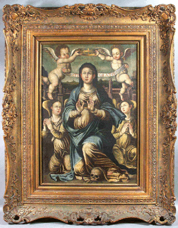 Giovanni Bellini (1430‱516), "The Annunciation,†Fifteenth⁓ixteenth Century,  tempera and oil on linen, unsigned, fetched $40,250.