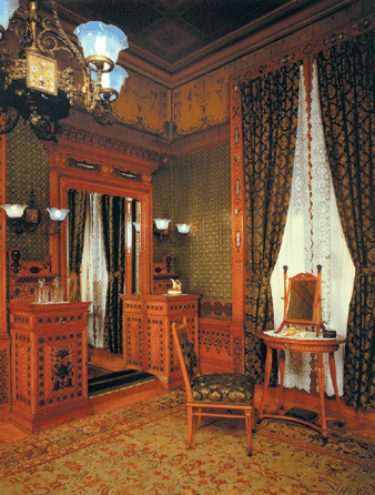 This dressing room, designed by the firm of George A. Schastey & Co., New York, is being donated to The Metropolitan Museum of Art, New York City