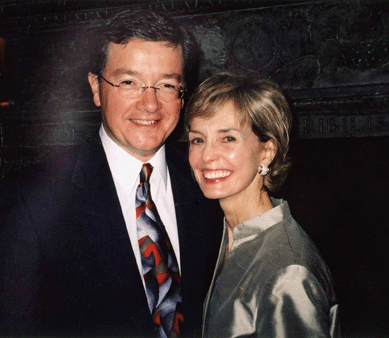 Phil and Betsy Barnes Zea in 2004, the year they were married.