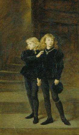 Sir John Everett Millais, "The Princes in the Tower,†1878, oil on canvas.