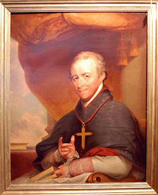 Gilbert Stuart's portrait of Bishop Cheverus, the first bishop of Boston, realized $19,550.