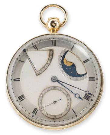 Breguet No. 5 quarter-repeating, self-winding watch, 1789‹4, sold to Count Journiac Saint-Méard in March 1794. Collection Montres Breguet SA. ©Montres Breguet SA