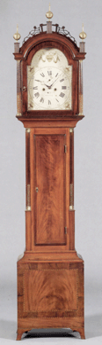 The Joshua Wilder, Hingham, Mass., tall case clock brought $30,810.