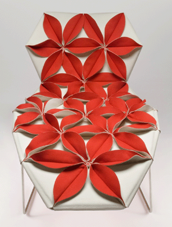 Patricia Urquiola (Spanish, b 1961), designed "Antibodi Chaise,†2006, stainless steel, PVC, polyurethane and felt, made by Moroso SpA, Cavalicco, Italy.