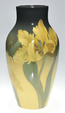 This Rookwood Iris glaze vase by Sara Sax fetched $6,900.