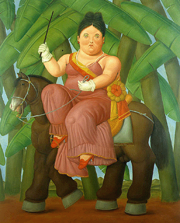 Fernando Botero, "The First Lady,†1989, oil on canvas.