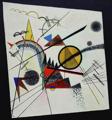  Vasily Kandinsky, "In the Black Square (Im schwarzen Viereck),†June 1923, oil on canvas, 38 3/8 by 36 5/8 inches, Solomon R. Guggenheim Museum.