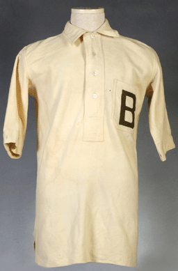 Acquired directly from the family of the Nineteenth Century baseball player Bill Hoffer, a collection featuring iron-clad provenance brought a record-setting price for a non-Hall of Fame player's jersey. A circa 1895 Baltimore complete uniform worn by Hoffer (including shirt, pants, belt, cleats and leggings) sold for $105,000.