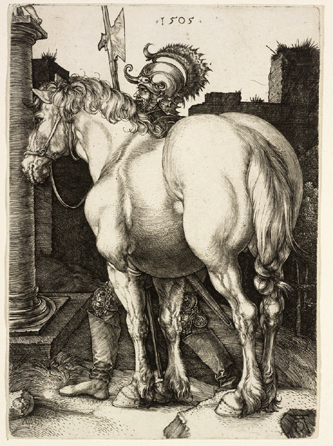 Albrecht Dürer, "The Large Horse,†1505, gift of Mrs Murray S. Danforth.