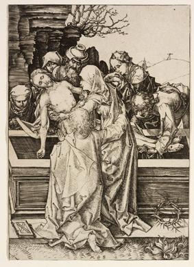 Martin Schongauer, "The Entombment,†circa 1480, gift of Mrs Murray S. Danforth.