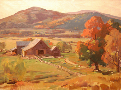Aldro T. Hibbard's "Autumn Near Arlington, Vermont†came from the estate of the artist, which was the source of several appealing lots. The painting sold for $4,945.