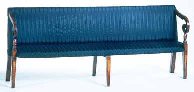 Sofa made by Alden Spooner, Athol, Mass., circa 1813′5.