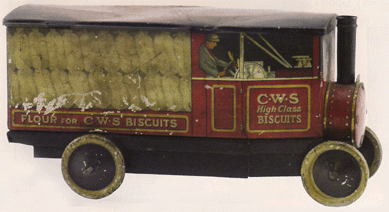 The rare "C.W.S. High Class Biscuits†tin sold at $13,800.