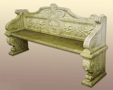 Removed from the Wattles mansion's 49-acre grounds was this late Nineteenth/early Twentieth Century Italian carved marble garden bench. Estimated at just $2/4,000, the 6-foot-9½ -inch-long bench, missing one of its corner finials, sold for an impressive $12,995 to a dealer in the room.