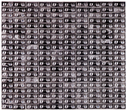 Andy Warhol, "200 One Dollar Bills,†brought fierce competition and a final price of $43,762,500, more than three times its high estimate.