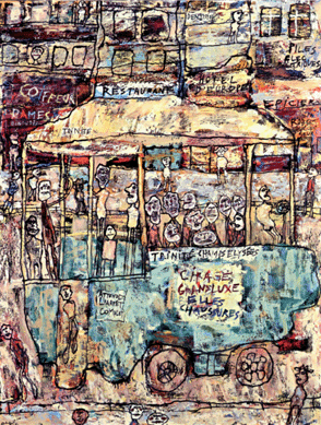 "Trinité-Champs-Elysées†by Jean Dubuffet made $6,130,500 and set a new record for the artist at auction. 