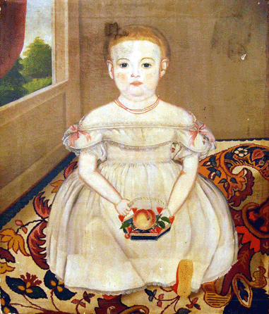 An arresting Nineteenth Century folk art portrait of Henriette Josepha Myers signed "J.B. Gregory/ artist†sold for $184,000.