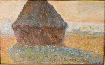 A Blanche Hoschedé-Monet painting, "La Meule (The Haystack),†fetched $50,150 from a phone bidder.