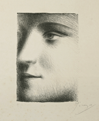 Pablo Picasso lithograph, "Visage,†depicting Picasso's young lover, Marie-Thérèse Walter, sold for an impressive sum of $44,250.