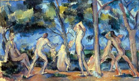 Paul Cézanne, "Bathers,†1898‱900. The Baltimore Museum of Art, the Cone Collection, formed by Dr Claribel Cone and Etta Cone of Baltimore, Md., BMA 1950. ⁍itro Hood photo 