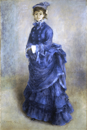 Pierre-Auguste Renoir, "La Parisienne,†1874, oil on canvas. National Museum of Wales; Gwendoline E. Davies bequest, 1951. Courtesy American Federation of Arts.