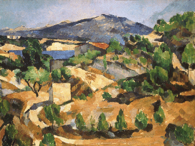 Paul Cézanne, "The François Zola Dam,†circa 1877‷8, oil on canvas. National Museum of Wales; Gwendoline E. Davies bequest, 1951. Courtesy American Federation of Arts.