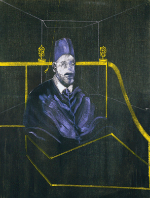 Francis Bacon, "Study for Portrait VI,†1953, oil on canvas, 59 5/8 by 45¾ inches.