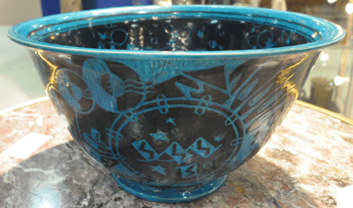 A Viktor Schreckengost "Jazz†bowl was at A.B. Levy Antiques & Fine Art, Palm Beach, Fla.