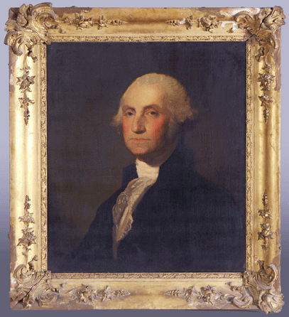 The Winthrop Astor Chanler portrait of George Washington by Gilbert Stuart (1755‱828), 27½ by 23 7/8 inches, undisturbed and in original condition and frame sold for $1.06 million. Pennsylvania Americana specialist Jeff Bridgman made the winning bid on behalf of an East Coast client who wishes to remain anonymous.