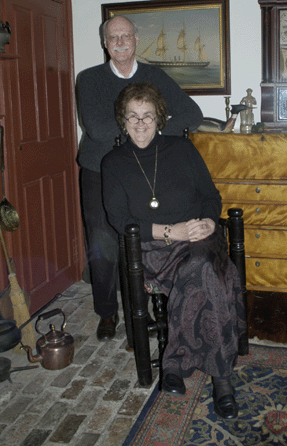 Jane and Richard Nylander are pictured this spring in their Portsmouth, N.H., home. 