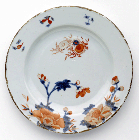 Hugh Cargill's dishes, china, 1725‱740, porcelain, gift of Dora A. and Emily Proctor, 1947, gift of Ina Clark, 1935. These dishes belonged to Hugh Cargill (1739‱799), who came to New England from Ireland in 1774. He prospered as a dealer in West India (Caribbean) goods and bequeathed to the town of Concord a farm for the poor. Today, Cargill is memorialized in Concord by a street named for him and by the Hugh Cargill Community Gardens and Hugh Cargill Trust, which provides emergency financial aid to residents in need. ⁄avid Bohl photo