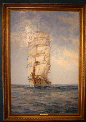 "The Lofty Trader Scottish Moors†by Montague Dawson sold for $71,875. 