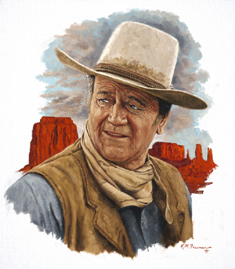 Kenneth M. Freeman's "John Wayne† will also be on view in the exhibition.