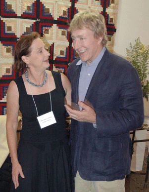 Kim Washam, chairman of the show, during the preview with Leigh Keno, honorary chair.