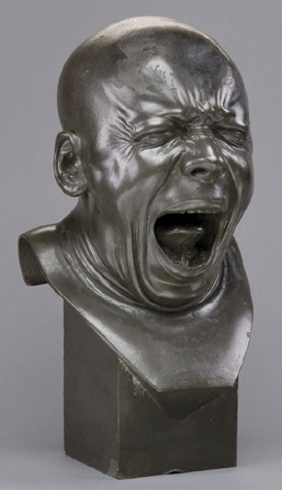 Franz Xaver Messerschmidt (1736‱783), "The Yawner,†pewter.