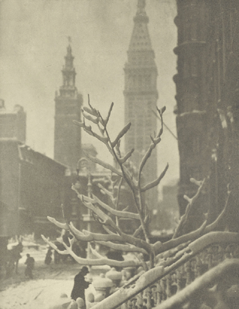 Alfred Stieglitz, "Two Towers †New York.†Alfred Stieglitz collection, courtesy of the board of trustees, National Gallery of Art, Washington, D.C.