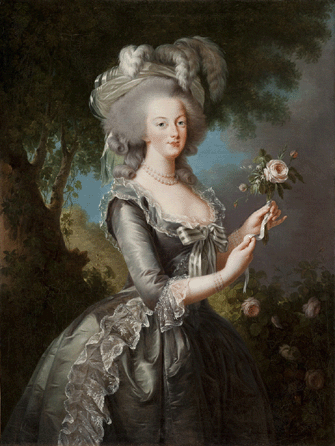 Elisabeth Louise Vigée-LeBrun, "Portrait of Marie Antoinette, Queen of France,†1783, oil on canvas, 46 by 35 inches. Collection of Lynda and Stewart Resnick; photo ©2010 Museum Associates/LACMA.