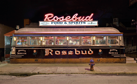 John Woolf, "Rosebud Diner, Somerville, Mass.,†2009.