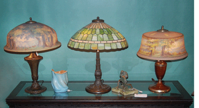 Pairpoint lamps from Lighthouse Oddities, Derry, N.H.