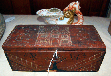 A Pilgrim letter box from about 1720 brought $4,313.