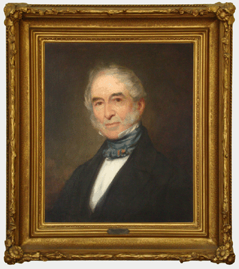 George Peter Alexander Healy, not dated, portrait of Joseph Gratz, oil on canvas, courtesy of the Rosenbach Museum & Library.