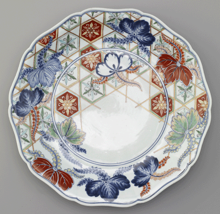 Japan, Arita ware, Nangawara, Kakiemon kiln, Edo period, 1690‱720, porcelain with cobalt pigment under colorless glaze, enamels over glaze.