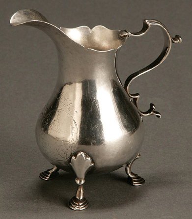 The Smithsonian's National Museum of American History recently acquired at auction a rare Eighteenth Century silver milk pot or creamer engraved with symbols and an inscription that support the American colonists' ongoing boycott of imported goods, especially tea.