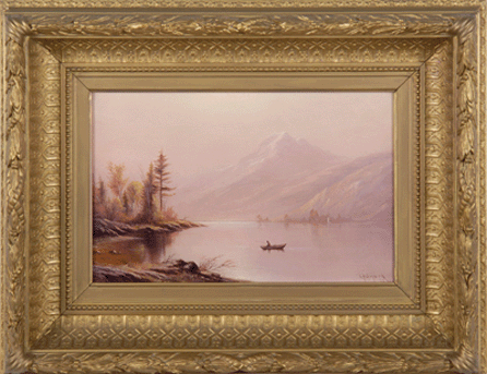 One of Charles Henry Gifford's "little gems†"Lake and Mountain in Autumn†fetched $48,588. 