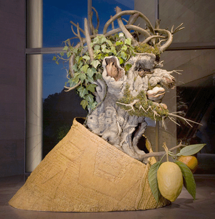 Philip Haas, "Winter (After Arcimboldo),†2010, pigmented and painted fiberglass. Courtesy of Sonnabend Gallery. Photo by Rob Shelley ©2010 National Gallery of Art, Washington