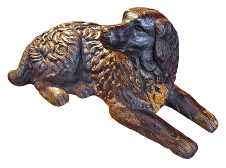 This favored object at Yew Tree House Antiques was dognapped.